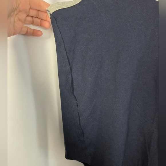 NWT Free People We The Free Racerback Blue Cotton Tank Top Women's S  $48 - Picture 2 of 7